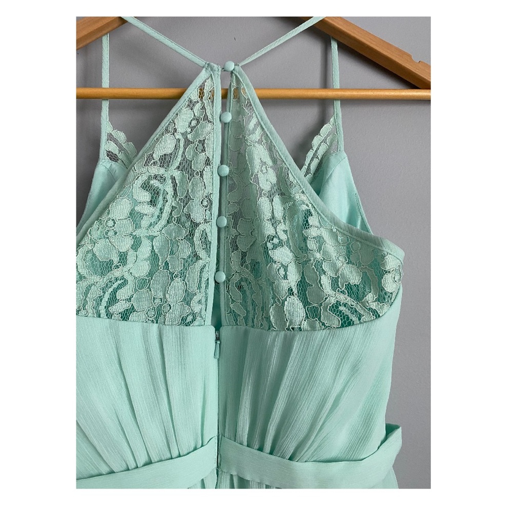 Mint Lace Halter Sundress - Unbranded